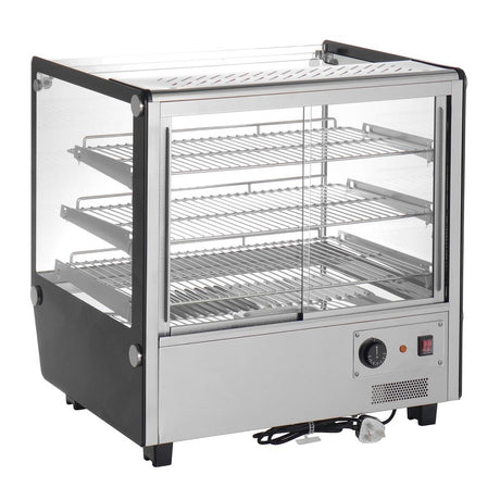 Buffalo Square Countertop Heated Display Merchandiser 120Ltr