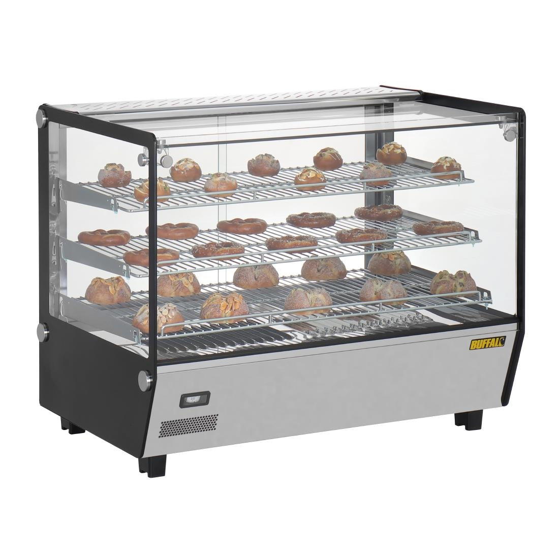 Buffalo Square Countertop Heated Display Merchandiser 160Ltr