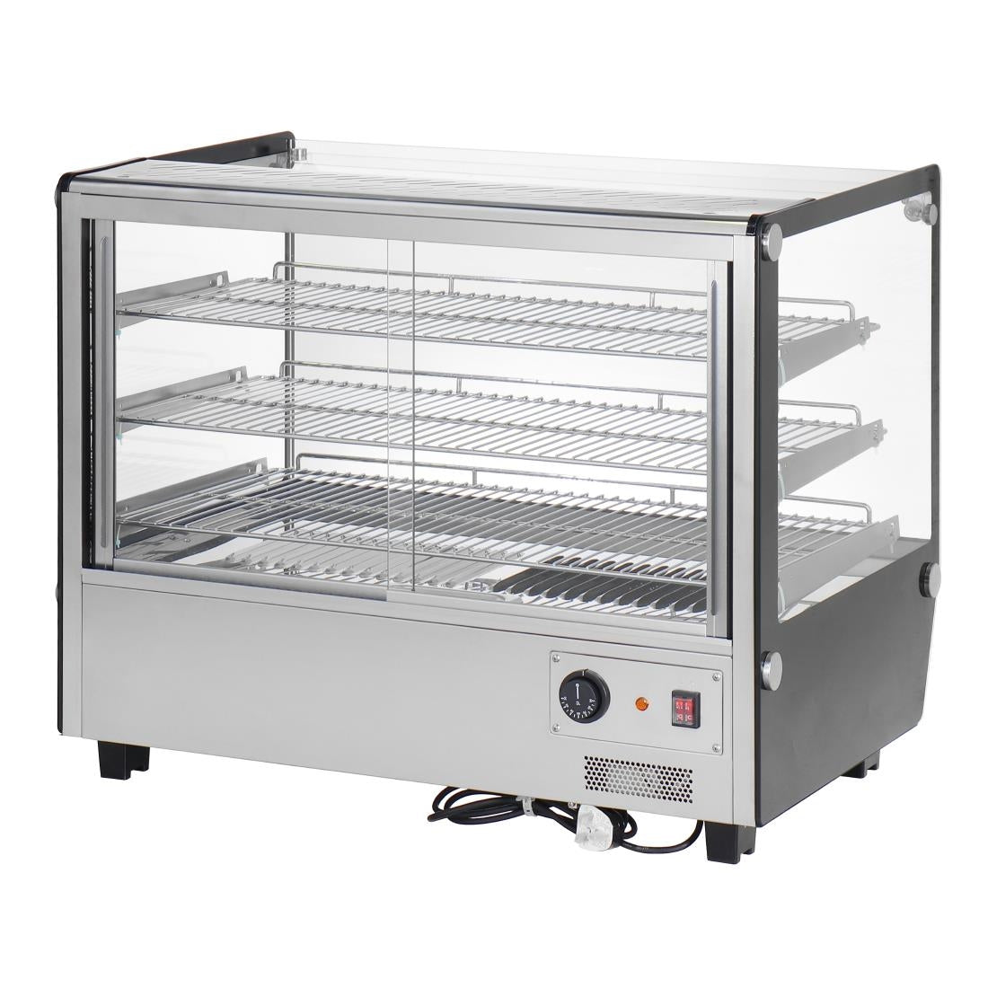 Buffalo Square Countertop Heated Display Merchandiser 160Ltr