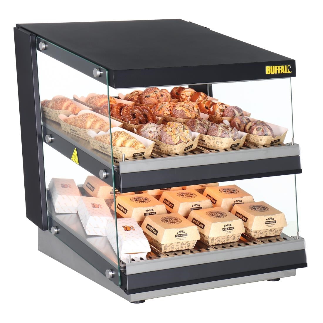 Buffalo Sloped Chute Food Warmer 2 Shelf