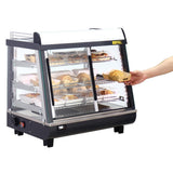 Buffalo Front and Rear Door Heated Merchandiser 96Ltr