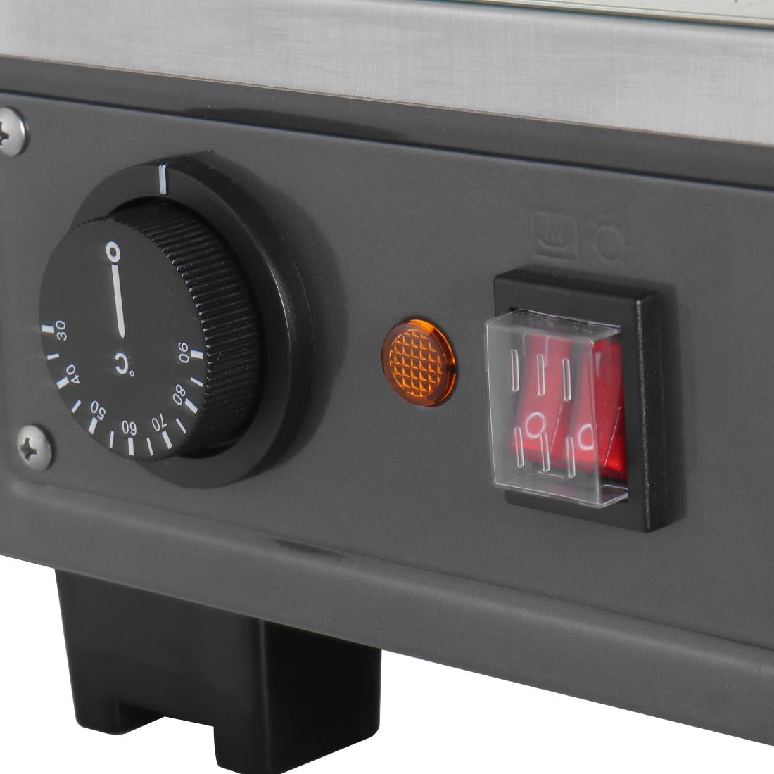 Buffalo Front and Rear Door Heated Merchandiser 136Ltr