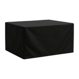 Bolero Rectangular Outdoor Table Cover Black 2000x1000mm