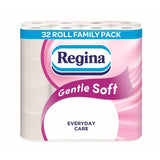 Regina Gentle Soft Toilet Rolls 3Ply (Pack of 32 Rolls)