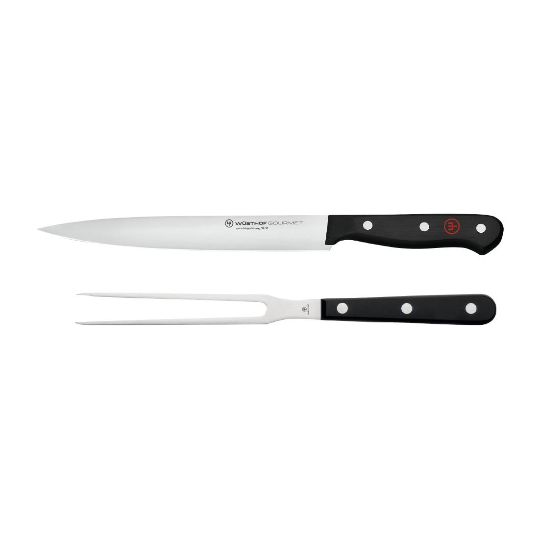 Wüsthof Gourmet Carving Knife & Meat Fork Set