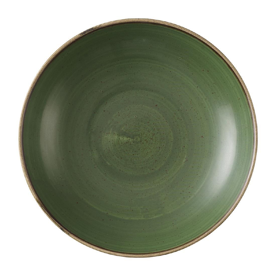 Churchill Stonecast Sorrel Green Coupe Bowls 247mm (12 Pack)