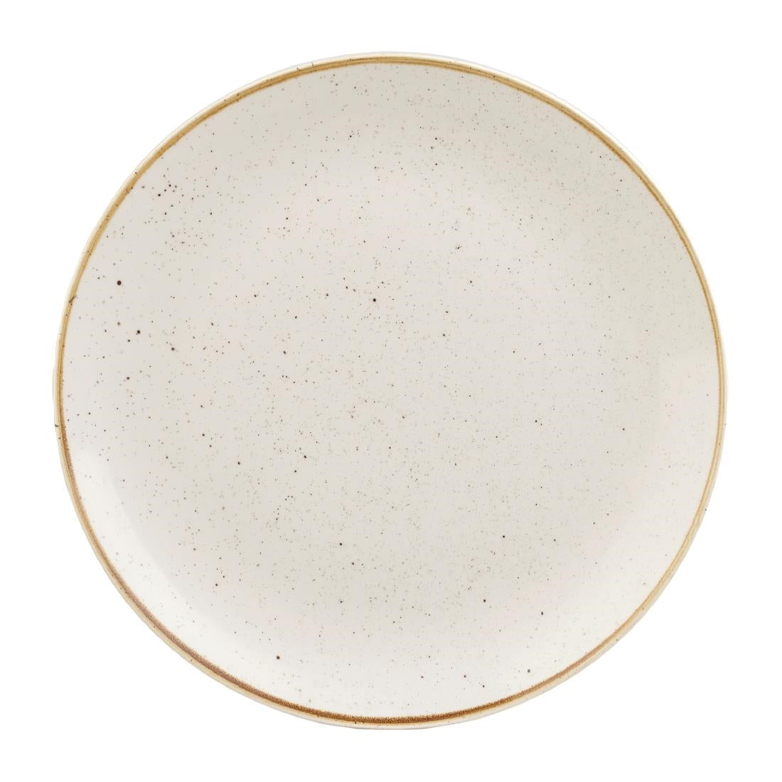 Churchill Stonecast Barley White Coupe Plates 228mm (12 Pack)