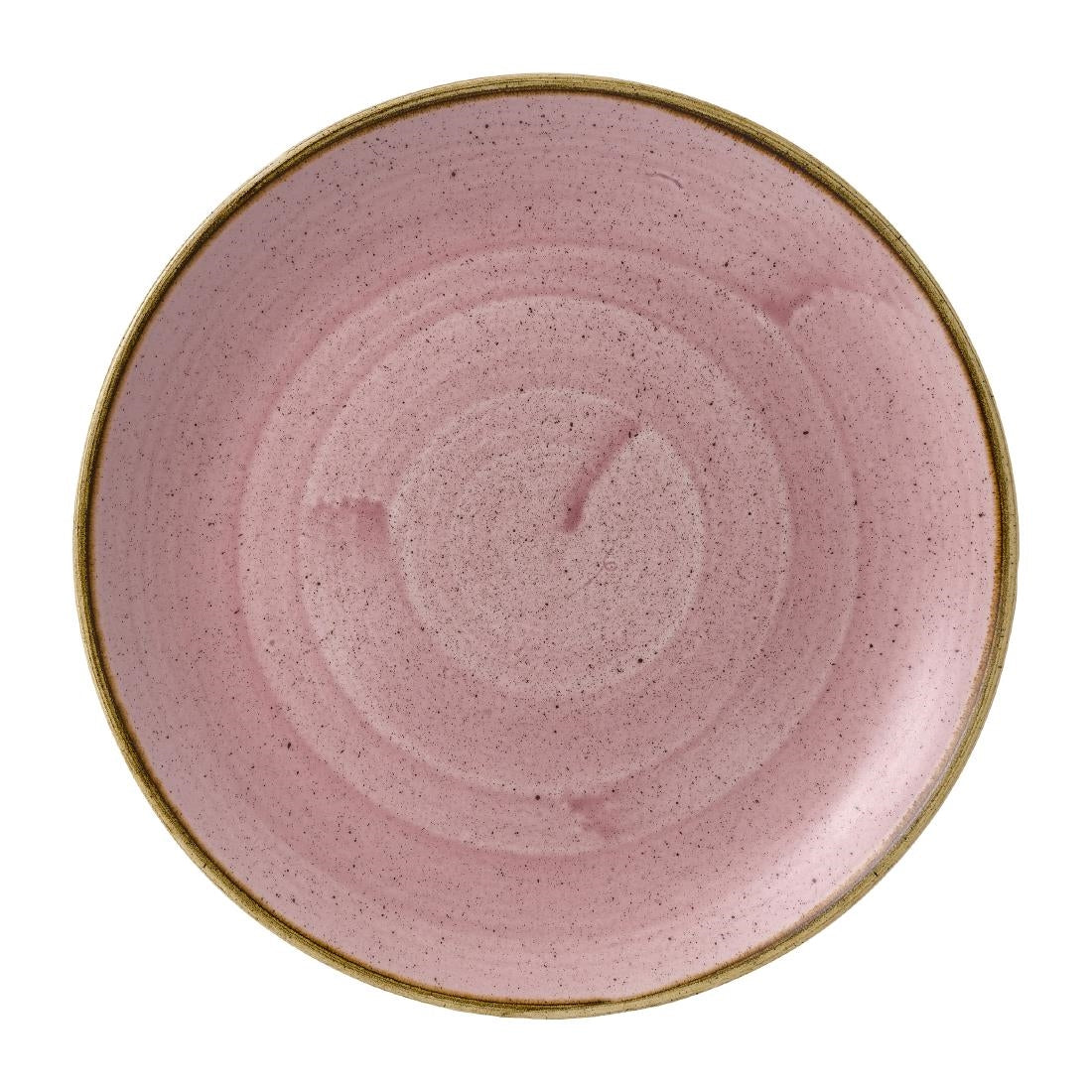 Churchill Stonecast Petal Pink Coupe Plates 254mm (12 Pack)