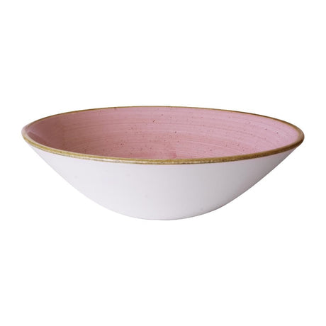 Churchill Stonecast Petal Pink Deep Coupe Bowls 180mm (6 Pack)