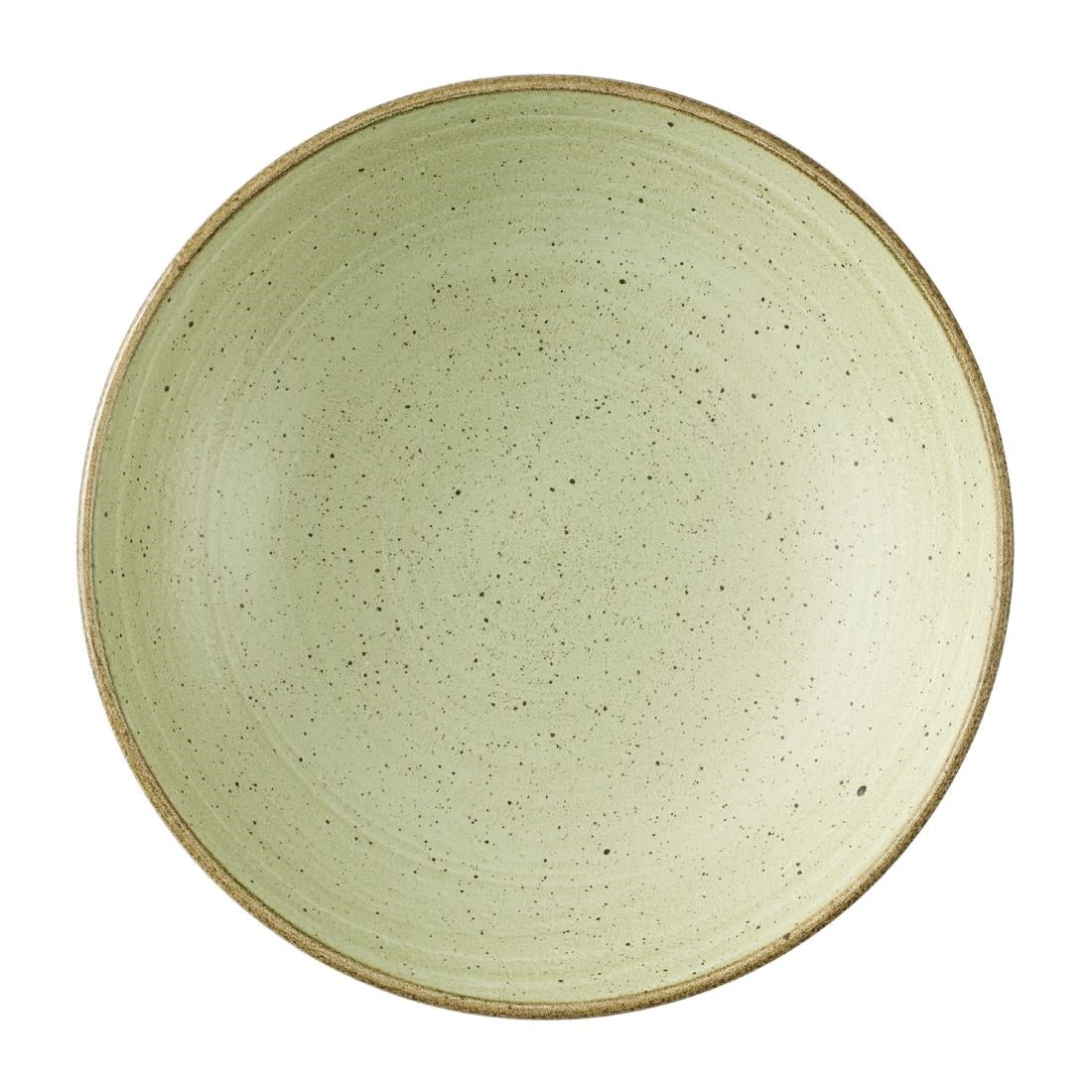 Churchill Stonecast Raw Green Evolve Coupe Bowls 247mm (12 Pack)