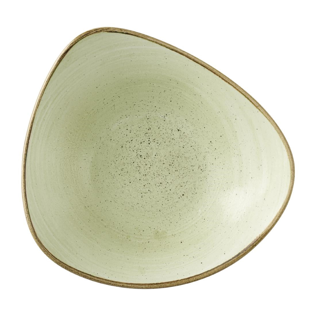 Churchill Stonecast Raw Green Lotus Bowls 229mm (12 Pack)