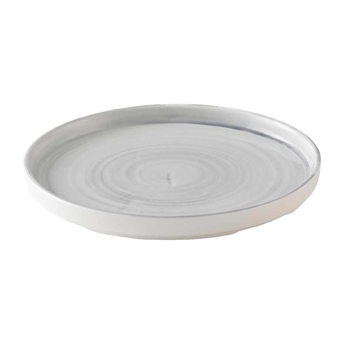 Churchill Stonecast Canvas Grey Walled Plates 210mm (6 Pack)