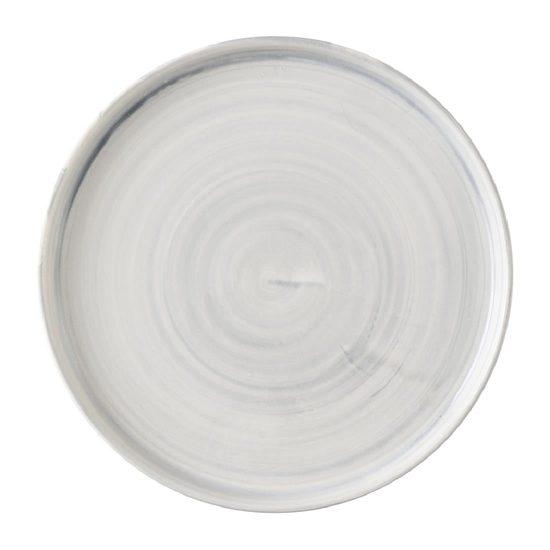 Churchill Stonecast Canvas Grey Walled Plates 210mm (6 Pack)