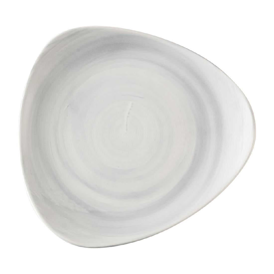 Churchill Stonecast Canvas Grey Lotus Plates 228mm (12 Pack)