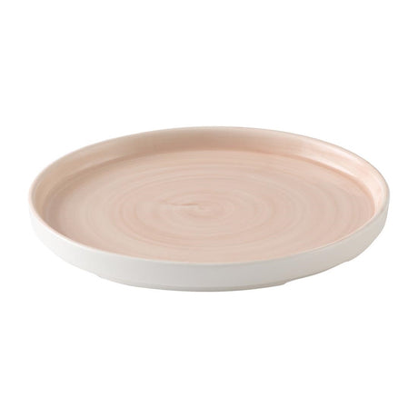 Churchill Stonecast Canvas Coral Walled Plates 210mm (6 Pack)
