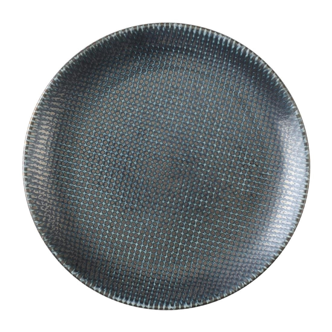 Churchill Studio Prints Astro Metallic Blue Evolve Coupe Plates 220mm (12 Pack)