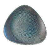 Churchill Studio Prints Astro Metallic Blue Lotus Plates 228mm (12 Pack)
