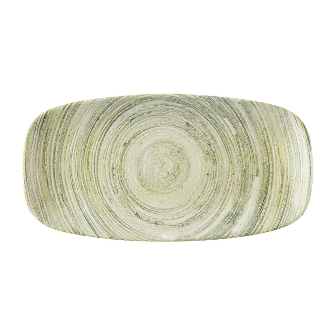Churchill Elements Fern Chefs Oblong Plates 280 x 152mm (12 Pack)