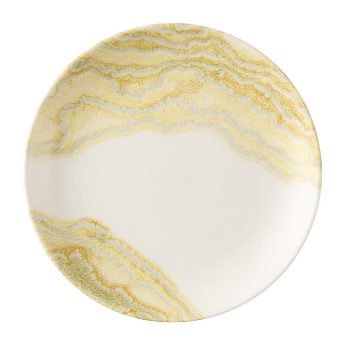 Churchill Tide Gold Evolve Coupe Plates 220mm (12 Pack)