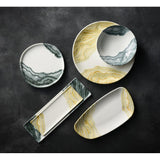 Churchill Tide Gold Oblong Plates 250x90mm (6 Pack)