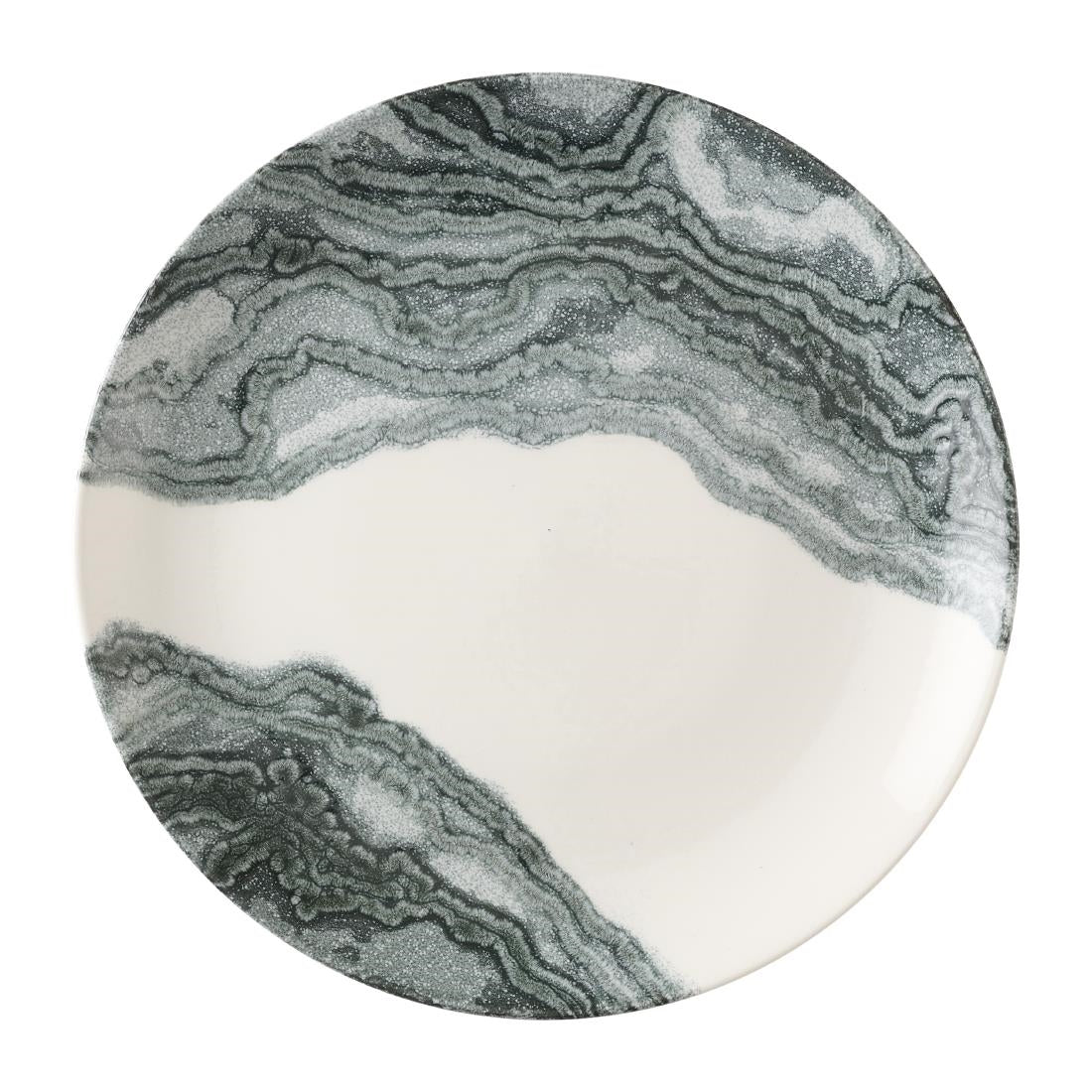 Churchill Tide Black Evolve Coupe Plates 260mm (12 Pack)