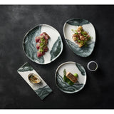 Churchill Tide Black Triangle Chefs Plates 255 x 203mm (12 Pack)