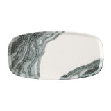 Churchill Tide Black Oblong Chefs Plates 280 x 127mm (6 Pack)