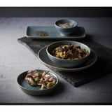 Dudson Evo Azure Coupe Plates Blue 203mm (6 Pack)