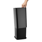 Bolero Square Waste Bin Titanium Black 7Ltr