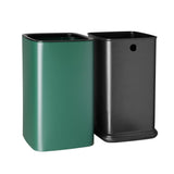 Bolero Square Waste Bin Green 7Ltr