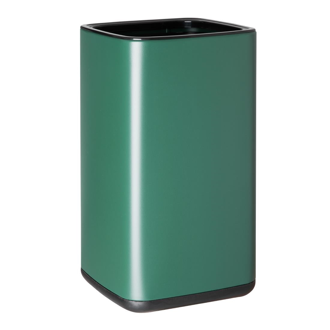 Bolero Square Waste Bin Green 10Ltr
