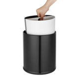 Bolero 2 Compartment Hotel Bin Black