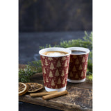 Fiesta Recyclable Christmas Hot Cup Double Wall 12oz (500 Pack)