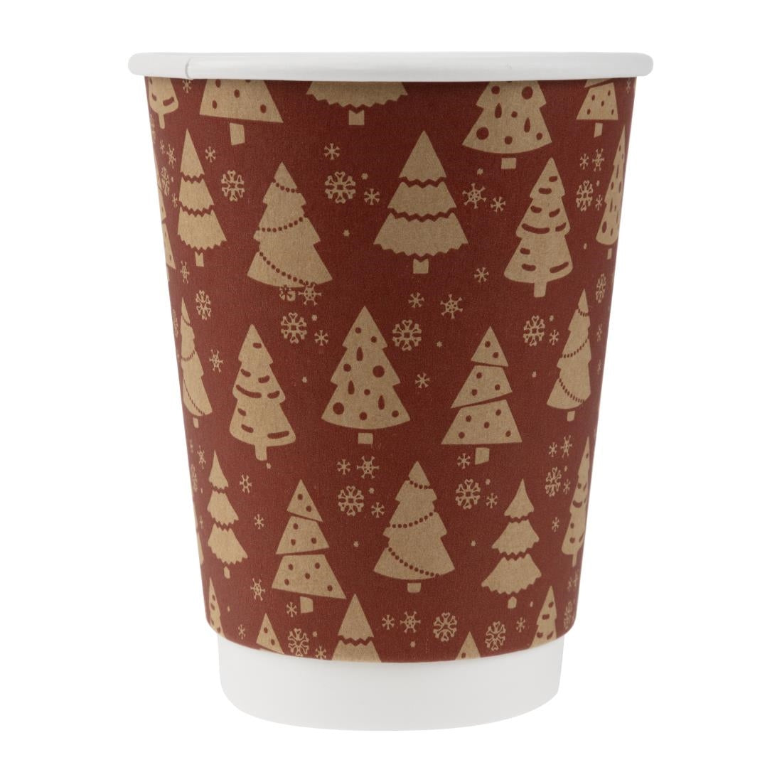 Fiesta Recyclable Christmas Hot Cup Double Wall 12oz (500 Pack)