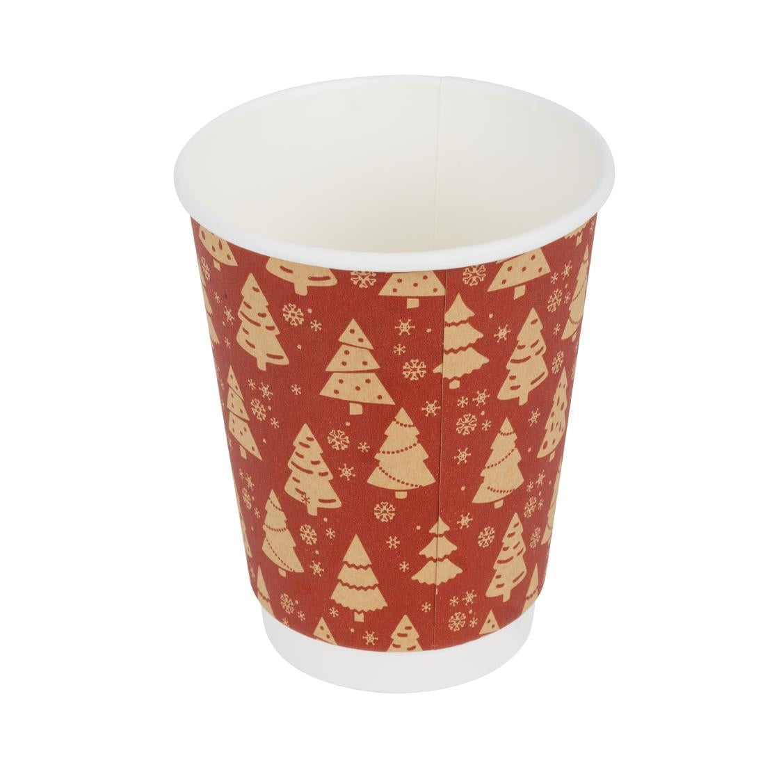 Fiesta Recyclable Christmas Hot Cup Double Wall 12oz (500 Pack)