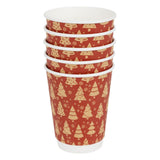 Fiesta Recyclable Christmas Hot Cup Double Wall 12oz (500 Pack)