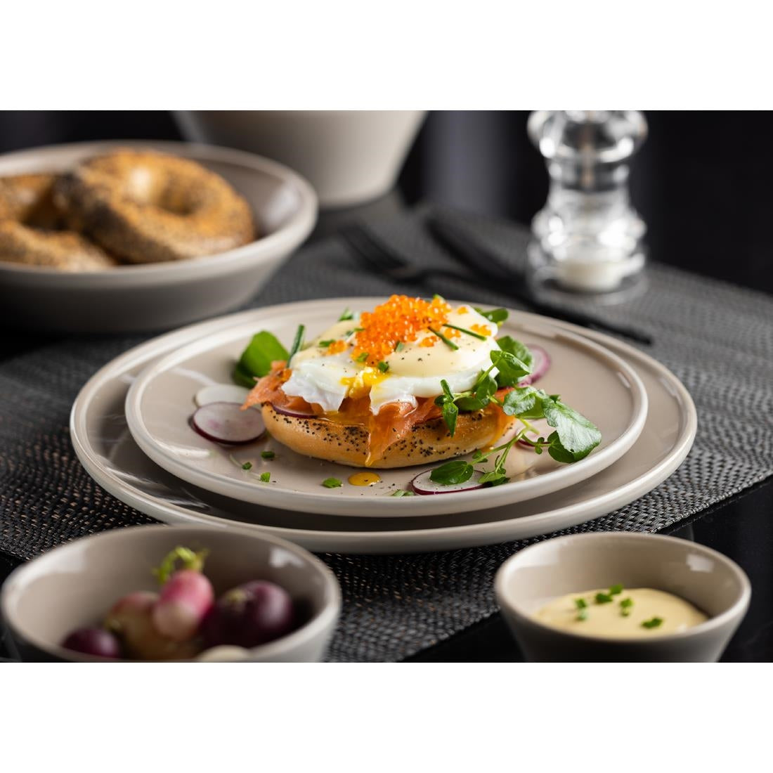 Utopia Core Plates Stone 175mm (6 Pack)