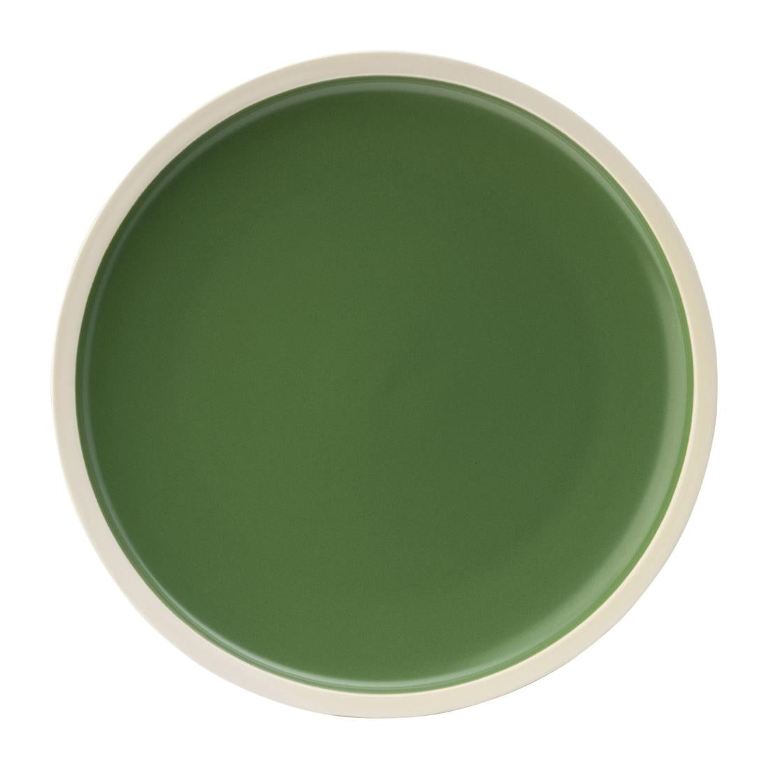 Utopia Forma Plates Forest Green 240mm (6 Pack)