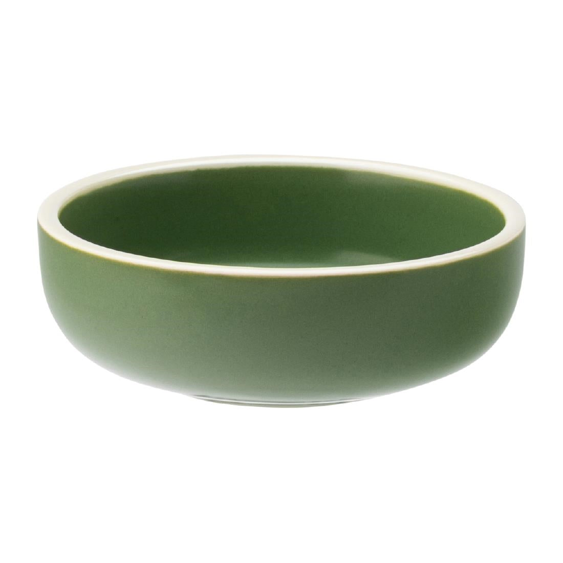 Utopia Forma Dipping Pots Forest Green 90mm (12 Pack)