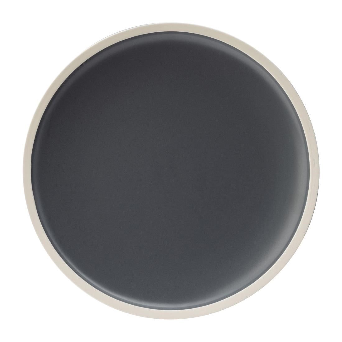 Utopia Forma Plates Charcoal 265mm (6 Pack)