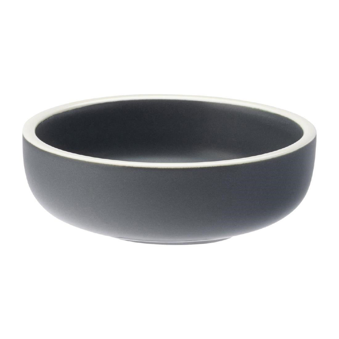 Utopia Forma Dipping Pots Charcoal 90mm (12 Pack)
