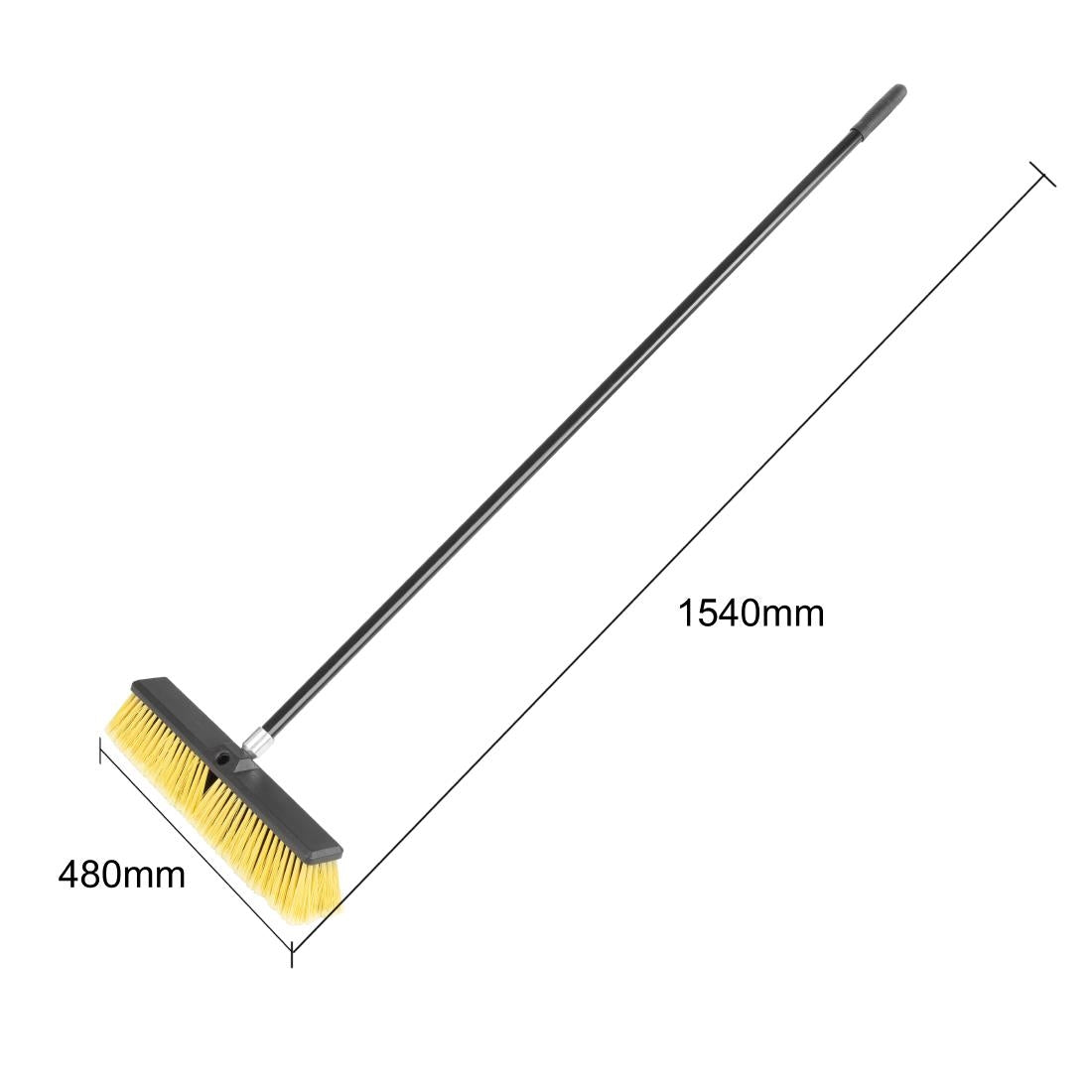 Jantex Heavy Duty Broom & Handle Set 18"