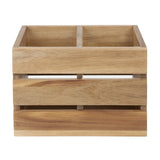 Olympia Table Organiser Acacia Wood 210x160x150mm