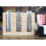 Olympia Cup Organiser Hevea Wood 340x120x240mm