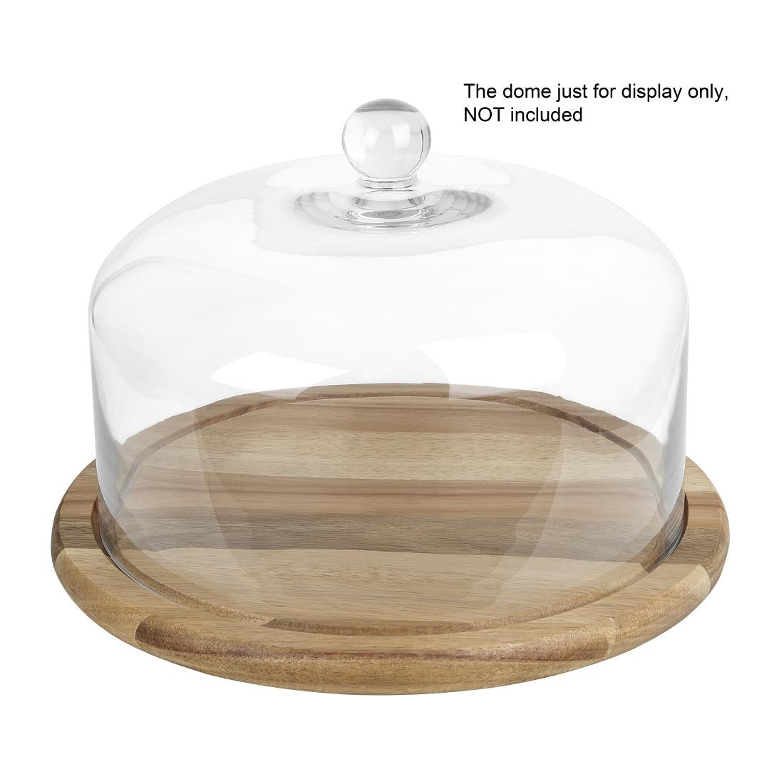 Olympia Round Acacia Wood Board for CS014 Dome