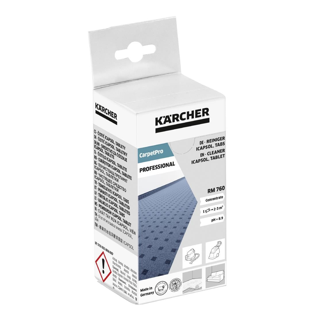 Karcher CarpetProÊCleaner iCapsol RM 760 Tablets (Pack of 16)