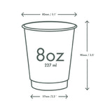 Vegware Christmas Double Wall Hot Cup 79-Series 8oz (500 pack)