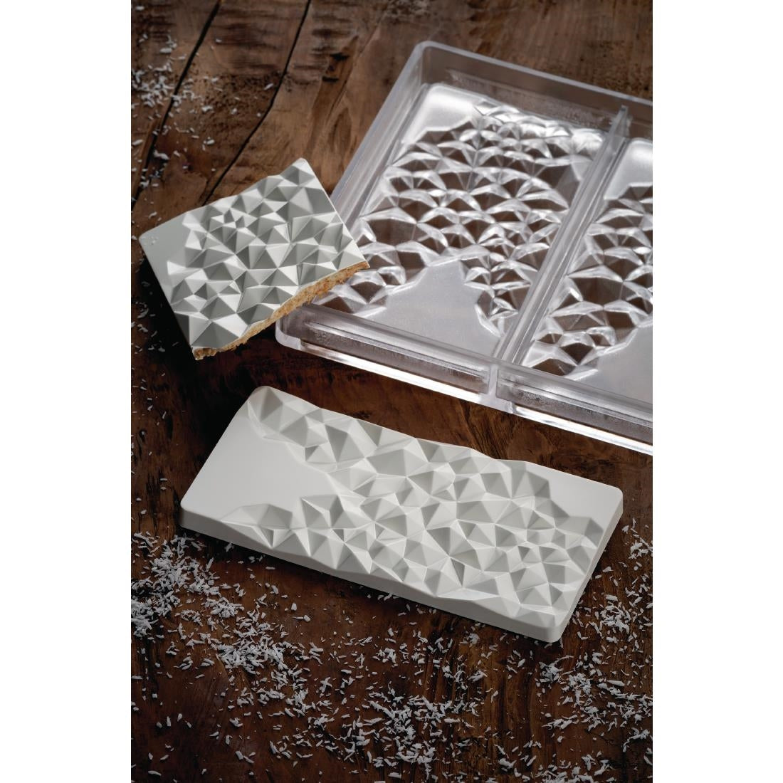 Pavoni Fragment By Vallee Chocolate Bar Mould 275x175mm