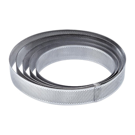 Pavoni Round Stainless Steel Mould 150x35mm