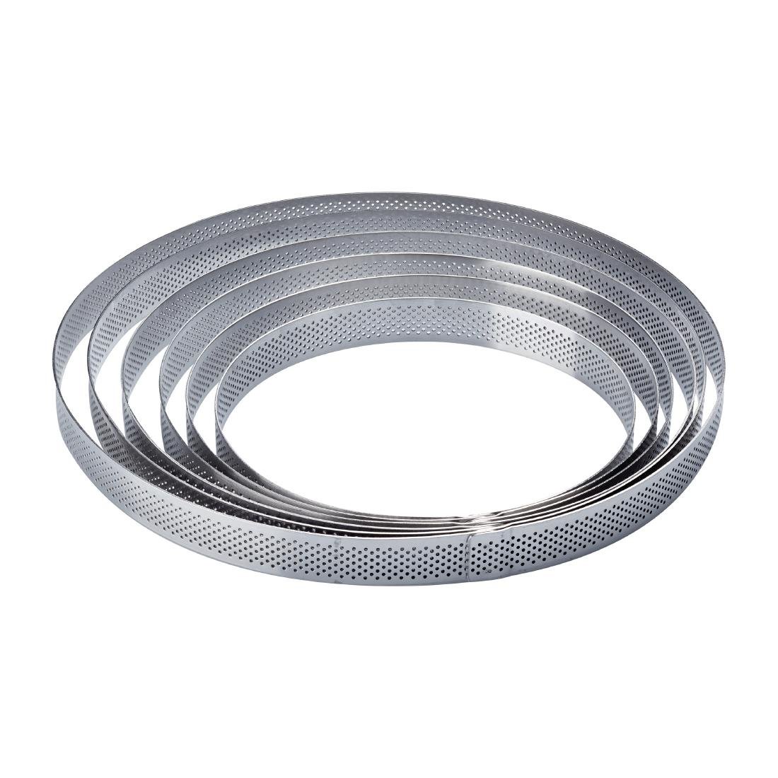 Pavoni Round Stainless Steel Mould 190x20mm